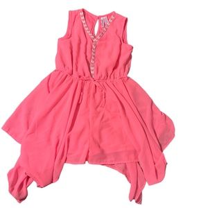 Girls summer sheer romper